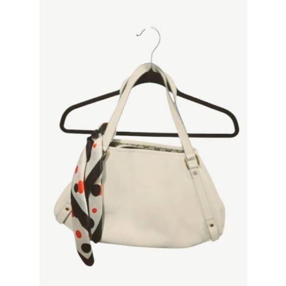 Gucci Women's Abbey D Ring Handbag Canvas Leather Shoulder Bag White - Picture 1 of 12